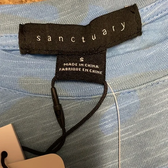 Sanctuary blue camo short sleeve tee - Picture 6 of 9